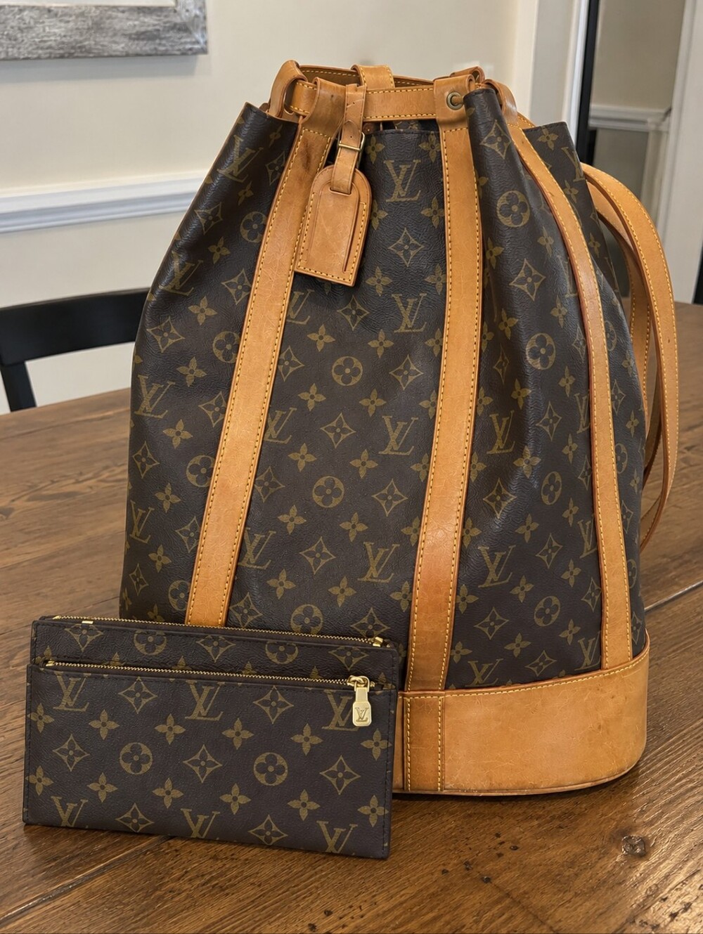 Louis Vuitton Vintage Monogram Randonnée GM Backpack with Detachable Pochette - Picture 1 of 13